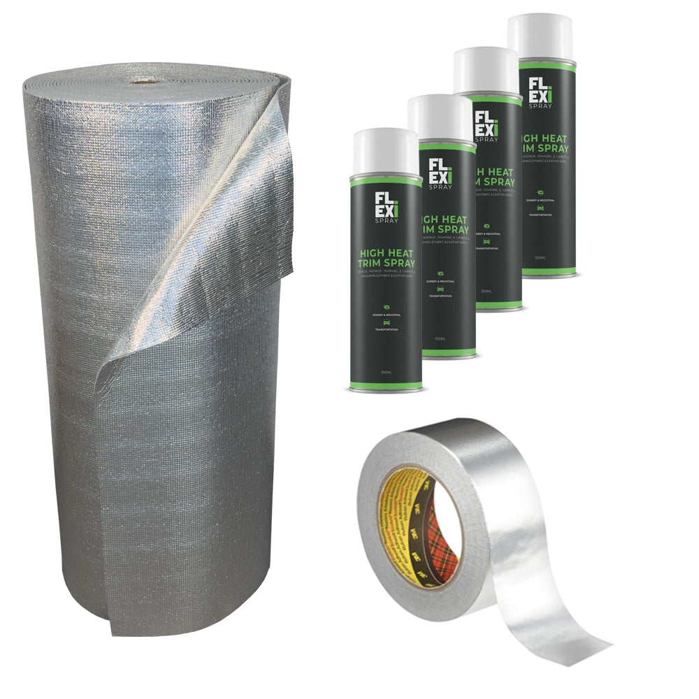 PAKKETILBUD: 25 Kvm LOW-EPE Isolasjon + Spraylim + Tape