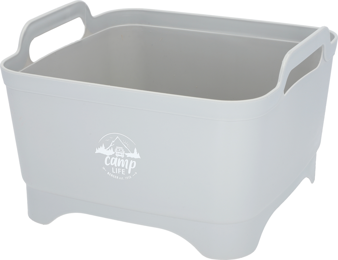 Camp-life oppvaskbalje med avløp (18L)